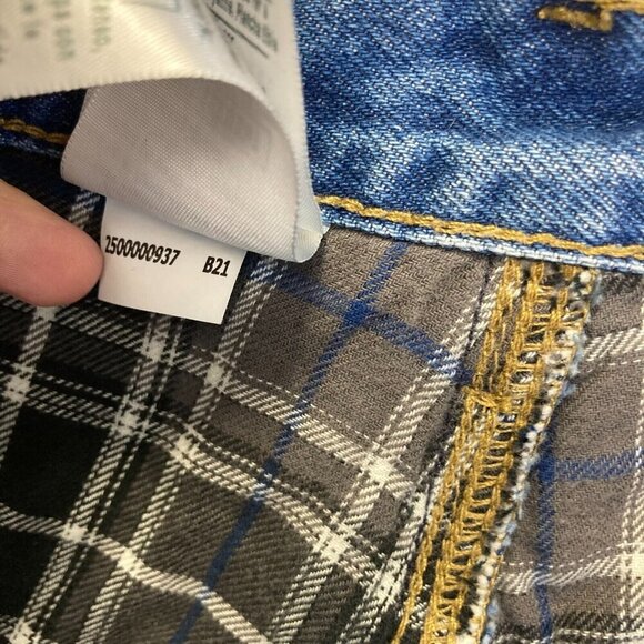 Carhartt Flannel Lined Jeans 44x32 Relaxed Fit B172 DST Blue Denim Warm Outdoors - Picture 14 of 16